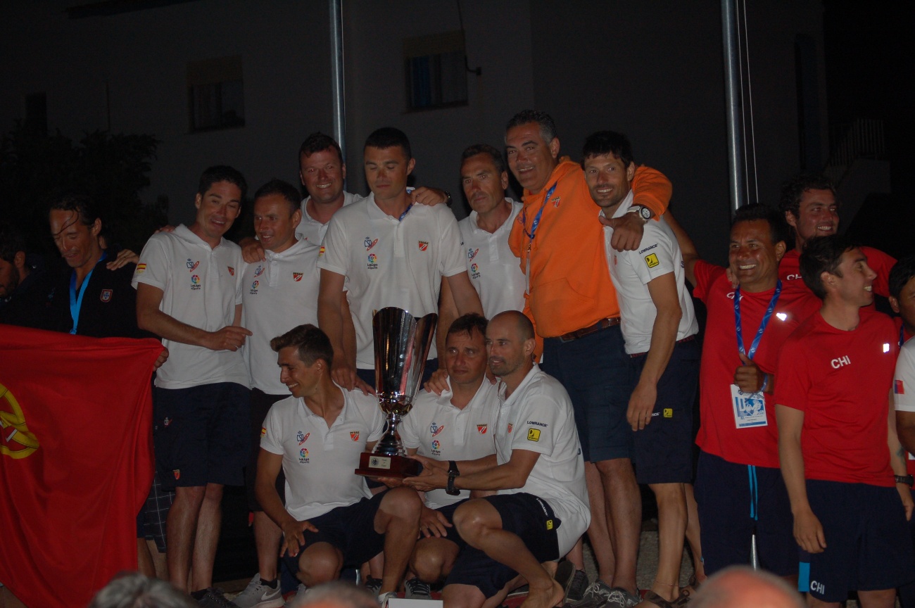 Sergio de Julian en el podium del Campeonato de España 2015