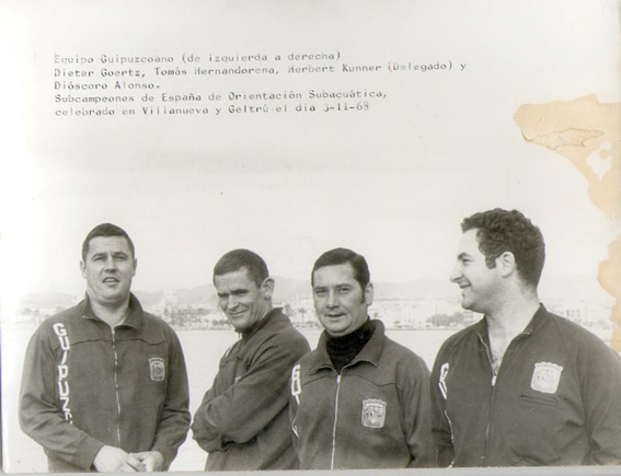 Equipo guipuzcoano de orientación subacuática
